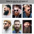 Difutagui Teeth Curly Beards Magic Brush Comb For Man and Women 3 in 1 Electric Special Straightener Beard Straightener Hair Straightener With. 