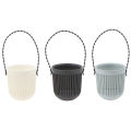 Double-layer Hanging Plant Holder Lazy Water Plastic Basket Wall Flower Pot Mystic. 