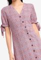 Zalora Button Wrap Dress/ Casual Wear. 