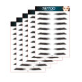 10 Pairs Eyebrow Tattoo for Men Realistic Fake Eyebrows Popular Transfer Sticker Mystic. 