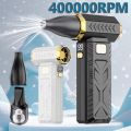 Dust Cleaner 100000RPM Mini Turbo Jet Fan Blowing/Suction with LED Lighting Powerful Air Blower 6-Gear Adjustable Digital Display Vacuum Dust Cleaner Car Dust Blowing. 