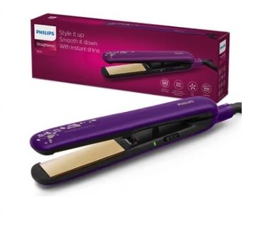 Philips  Hair Straightener BHS336/00 ,2 Temperature Setting ,  Kerashine Titanium Plate With Ionic