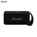 Marshall Middleton Bluetooth Wireless Portable Speaker - Black and Brass - EvoStore. 