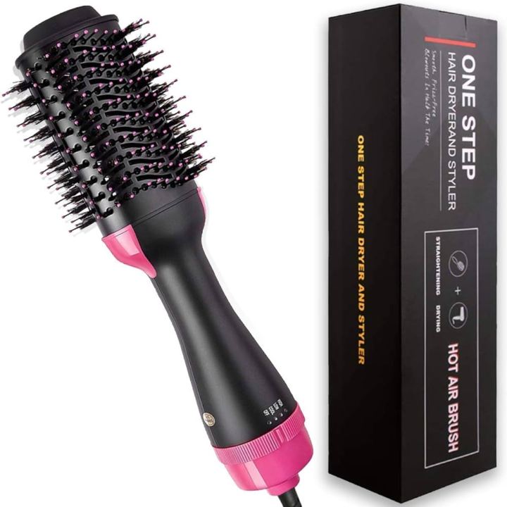 3 In 1 Volumizer One Step Hair Dryer And Straight Hot Air Brush