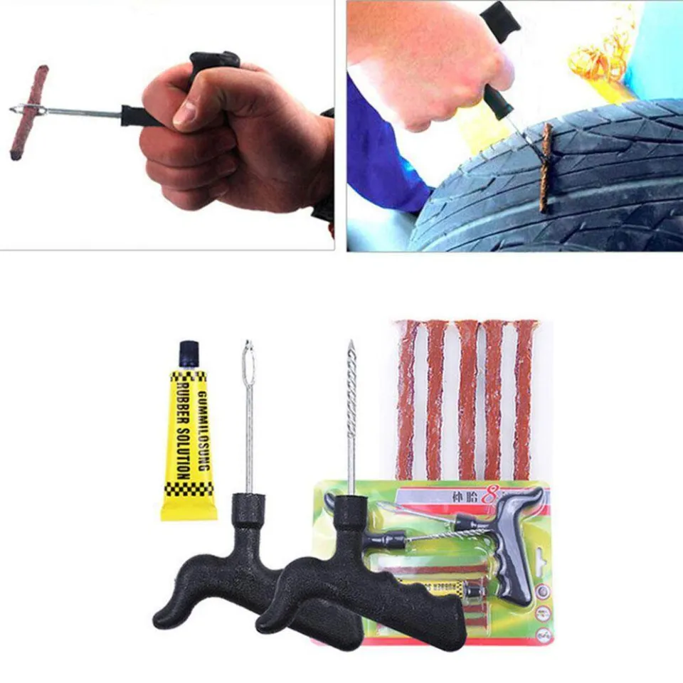 Vomeko Tire Repair Kit Flat Tire Repair Kit Tire Plug Kit For Truck, RV, SUV, ATV, Motorcycle, Car, Tractor, Trailer Flat Tire Puncture Repair - View #12