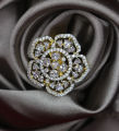 American Diamond Ring | AD Set | Flower Design Ring for Women by NASHAQ. 
