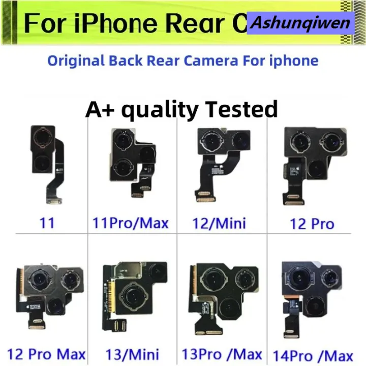 Ashunqiwen%20Back%20Rear%20Camera%20Main%20Lens%20Flex%20Cable%20Camera%20module%20For%20iPhone%2011Pro%2012%20Pro%20Max%2013%2013Pro%20Max%20Mini%2014%2014Pro/Max%20Camera%20-%20Image%203