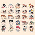 50/100Pcs Cartoon Anime Crayon Shin Chan Stickers For Car Laptop Phone Stationery Decor Decals Waterproof Sticker Kids Toys. 