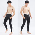 Men Long Johns Thermal Skin-Friendly Underwear Winter Warm Long Pants Male Soft Elastic Large Size Leggings Comfortable Tights Queena. 