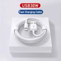 New style For Apple 30W Original USB C Lightning Cable For iPhone 14 13 12 11 15 Pro Max X XS XR 7 8 Plus Charger Fast Charging Wire Cord. 