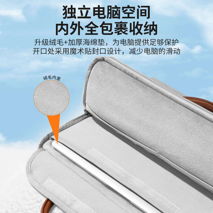 Laptop%20Bag%2014inch%20Womens%20Handbag%202025%20New%20Model%20Compatible%20with%20Huawei%20MateBook%2013s,%20Lenovo%20Yoga%20Air%2014,%20Dell%20Inspiron%2015.6,%20Apple%20Book%2016%20Commuter%20Briefcase%20-%20Image%203