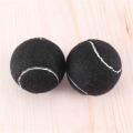 8 PCS Precut Walker Tennis Ball for Furniture Legs and Floor Protection, Heavy Duty Long Lasting Felt Pad Covering,Black. 