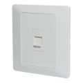 Prakash White RJ.11 Telephone Socket. 