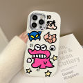 Crayon Shin-chan Phone Case Compatible for IPhone 15 11 7Plus XR 13 11 12 14 15 Pro Max 7 8 Plus XS Max Fuel Injection Shockproof Soft Cover. 