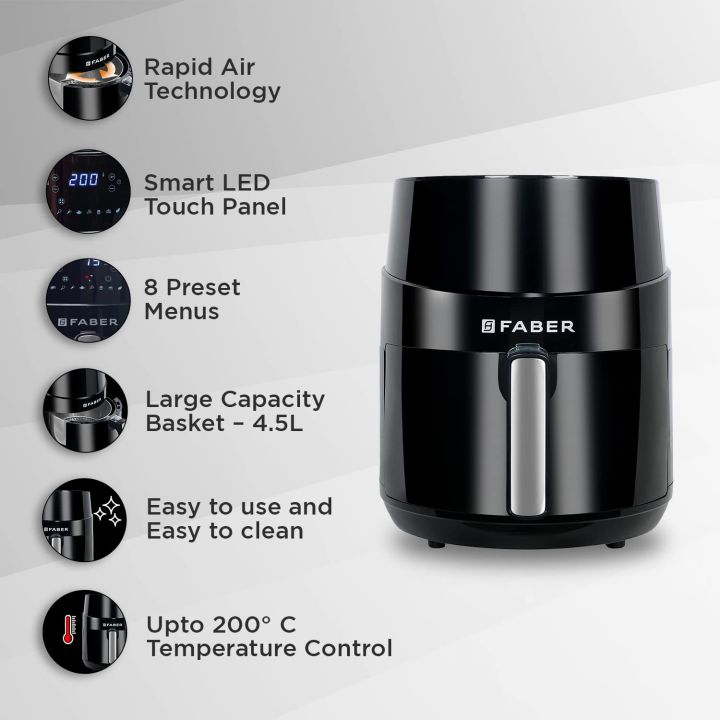 Faber%20Air%20Fryer%204.5%20MS%20BK,%204.5ltrs.-%20Black%20-%20Image%208