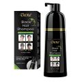 Herbal 2 in 1 Hair Dye Instant Black Hair Shampoo for Women & Men 400ml. 