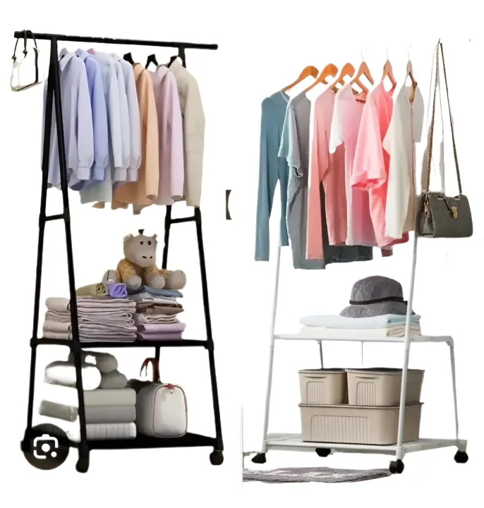 Multifunction%20Clothes%20Triangle%20Coat%20Rack%20Removable%20Bedroom%20Rack%20With%20Wheels%20%7C%20Metal%20Multpurpose%20Clothes%20Rack%20-%20Image%204