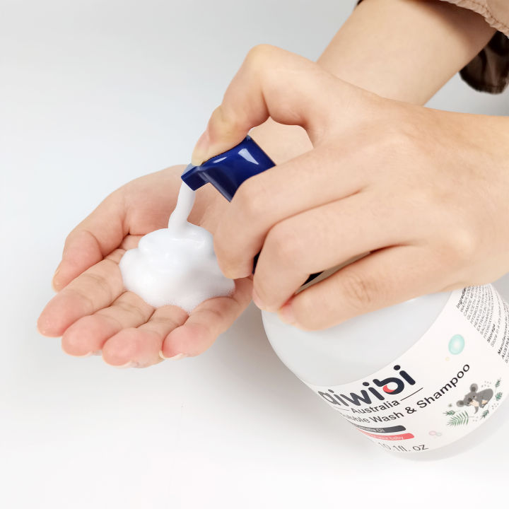 Aiwibi%20Baby%20Bubble%20wash%20and%20Shampoo%20300Ml%20-%20Image%205
