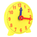 FORIDE 2pcs 4 Inch Student Learning Clock Time Model Teacher Gear Clock 12/24 Hour School Learning Tools. 