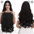 5 Clips  Curly Hair Extensions Black  / Curly Hair Extensions Black. 