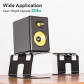 (GREH) Desktop Speaker Stands, 2 Pair, Studio Monitor Riser with Vibration Dampening Pad and 5° Tilt Design Improve. 