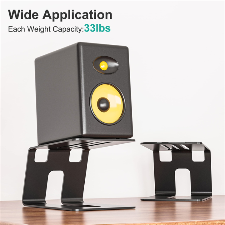 (GREH)%20Desktop%20Speaker%20Stands,%202%20Pair,%20Studio%20Monitor%20Riser%20with%20Vibration%20Dampening%20Pad%20and%205%C2%B0%20Tilt%20Design%20Improve%20-%20Image%207