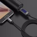 TOPK AC32 1m Micro USB Cable Fast Charging Cable s7 edge OPPO R9 Vivo X20 Voltage and Current Display Data Sync Cable-intl. 