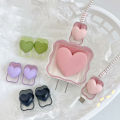 Cute Cable Protector for iPhone Charger with Unique Design 3D Love Heart Data. 