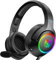 ONIKUMA K9 RGB Colore Stereo Gaming Headset for PC, Consoles and Mobiles with LED Light (Black). 