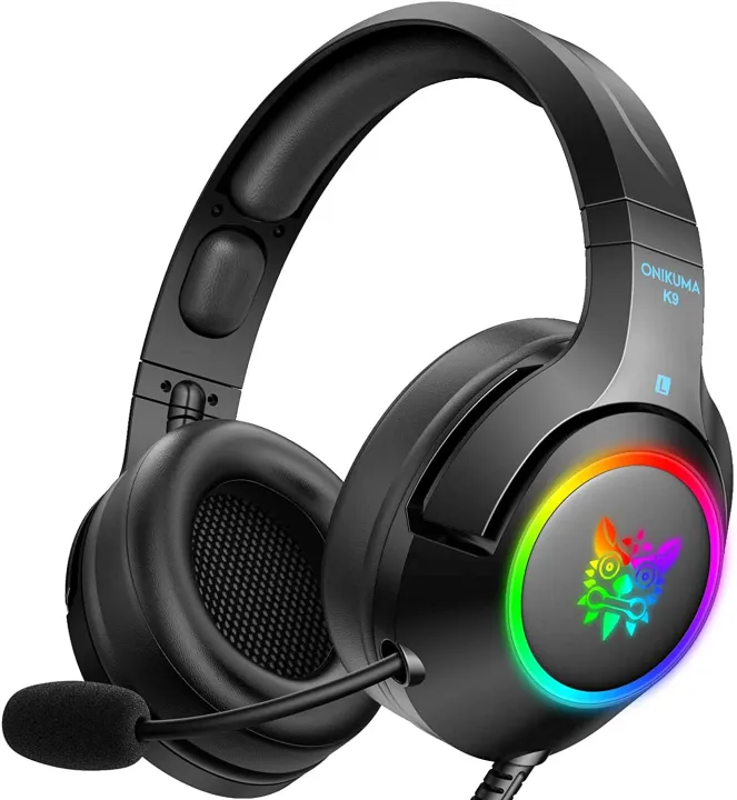 ONIKUMA%20K9%20RGB%20Colore%20Stereo%20Gaming%20Headset%20for%20PC,%20Consoles%20and%20Mobiles%20with%20LED%20Light%20(Black)%20-%20Image%208