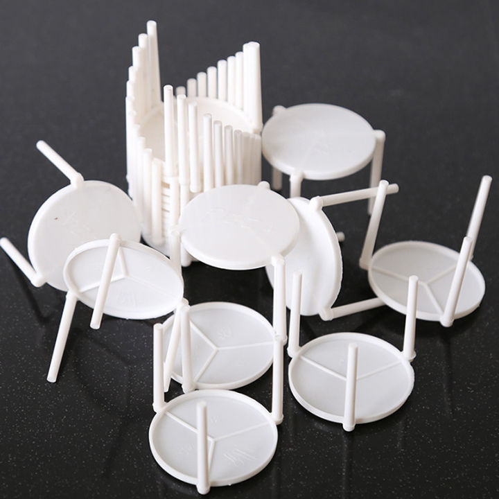 100Pcs%20Pizza%20Saver%20Stand%20White%20Plastic%20Tripod%20Stack%20Fixing%20Rack%20Pizza%20Box%20Holder%20Kitchen%20Baking%20Accessories%20CF8%20-%20Image%204