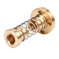 T8 Anti Backlash Nut Spring Loaded T8 Elimination Space for Lead Screw Threaded Rod 8MM 3D Printer Parts DIY Motor. 