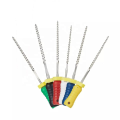 6Pcs/Pack Dental H Files K Files 21/25mm Stainless Steel Dental Endodontic Instruments Dental Root Canal Files Treatment Tools. 
