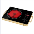 Infrared Cooker Ceramic Electric Hot Plate For Cookstove Dual Control Infrared Portable Countertop Burner Glass Plate 2000Wt. 