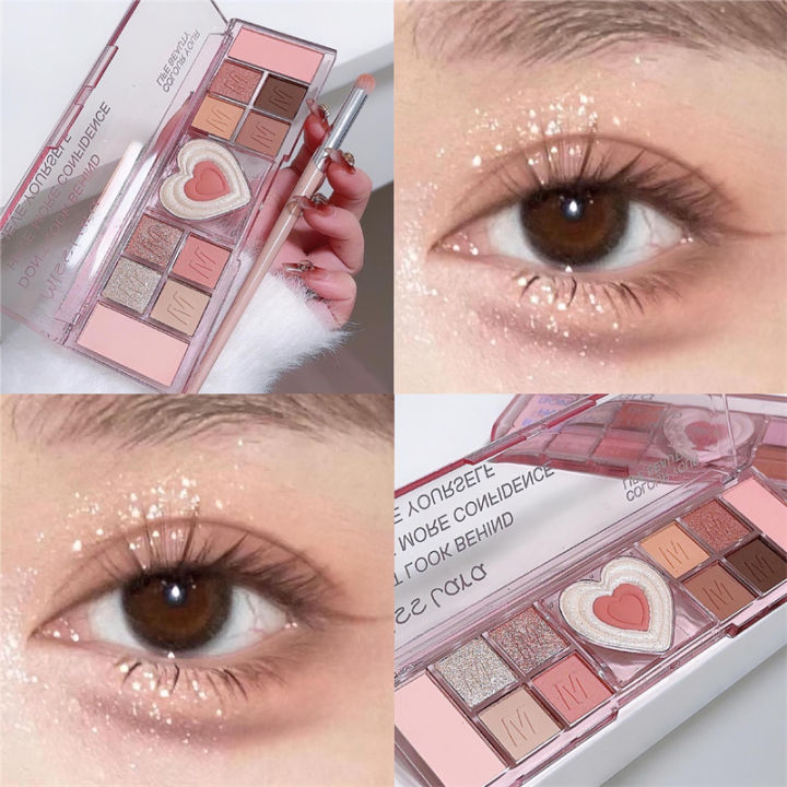 Cosmetic%20Eyeshadow%20Matte%20Natural%20Pink%2012%20Colors%20Love%20Eyeshadow%20Palette%20Cool%20Tone%20Low%20Saturation%20Tray%20Brown%20Korean%20Cosmetics%20-%20Image%204