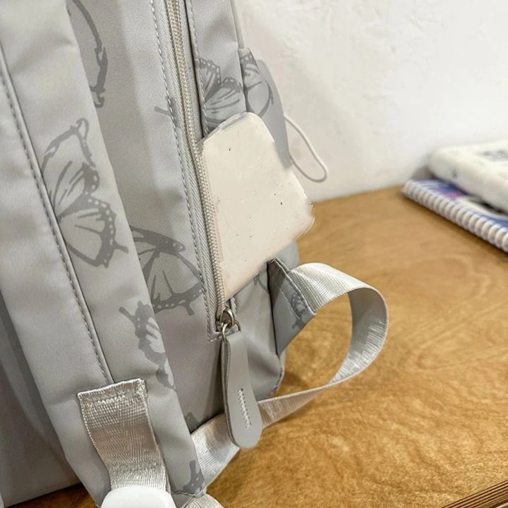 Portable%20Small%20Pack%20Butterfly%20Backpack%20Solid%20Color%20Zipper%20Shoulder%20Bag%20Handbag%20Fitness%20Casual%20Backpack%20Outdoor%20-%20Image%208