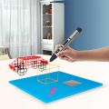 Durable Flexible Template Drawing Tools 3D Pen Mat 3D Printing Mat 3D Pen Stencils Silicone Pad. 