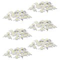 NAMUNY 120 Pcs High Power 2 Pin 3W White LED Bead Emitters 170-190Lm 6000K. 