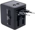 Universal Travel Adapter With Dual USB Charging Port. 