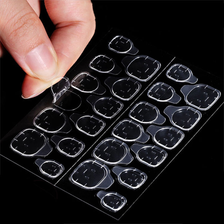 Nail Jelly Glue Double Sided False Nail Art Adhesive Tape Glue Sticker