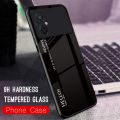 Vantime Case for Xiaomi Poco M5 Glossy Glass Gradient Back Hard Shockproof Casing. 