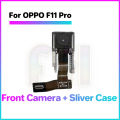 Front Back Camera For OPPO F11 Pro rear Main selfie lifting Camera kamera belakang flex cable pop up motor with frame case ribbon Module Compatible. 