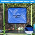Easy to use for outdoor adults and kids, balls and pumps, goal goal trampoline basketball hoop kit with mini fit indoors. 