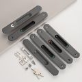 New Stainless Steel Sliding Door Lock Invisible Embedded Lock Door Handle Lock Durable Window Latch Sliding Door. 