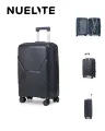 NUELITE 20-Inch Luggage BRANDENBURG | 8 Wheel Spinner Trolley Bag | Anti-Theft Zipper Integrated Lock Extra Security | Unbreakable Hard Shell Carry-on Suitcase Luggage. 