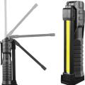 USB Rechargeable LED Work Light LED Work Light COB Lantern with Power Capacity Indicator Handled Flashlight for Outdoor Car Repair. 