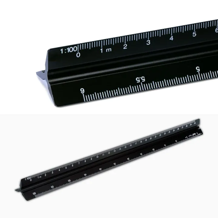 Architectural%20Ruler%2030%20cm%20Aluminum%20Triangular%20Ruler%20Various%20Scales%201:20,%201:25,%201:50,%201:75,%201:100,%201:125%20for%20Architects%20-%20Image%202