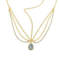 Pendant Headwear Eyebrow Pendant Water Drop Head Chain Crystal Head Accessories. 