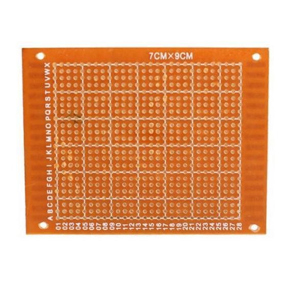 Solderless Breadboard Bakelite Plate 7x9cm DIY Prototype Paper PCB Universal Experiment Matrix Circuit Board 1.2T