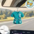 Personality Doctor Themed Dentist Costume Keychain 2D with Key Ring Dentist Pendant Plane Acrylic Doctor Hanging Decoration Gifts. 